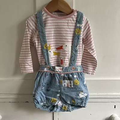 Boden Baby Top & Shorts Set 6-12 Months • £4.05