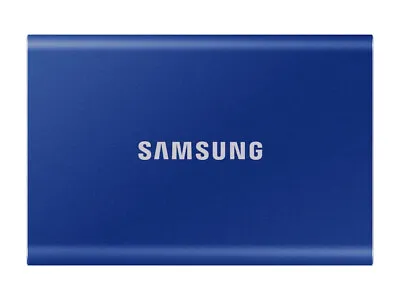 £99 • Buy Samsung T7 Portable SSD - 1 TB - USB 3.2 Gen.2 External SSD Indigo Blue, New New