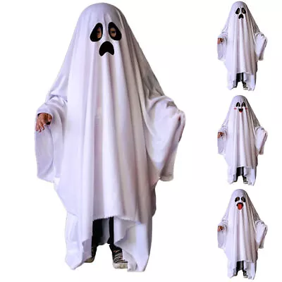  Halloween Ghost Cosplay Costumes Kid Boys Girls Children Party Fancy Dress • $25.99