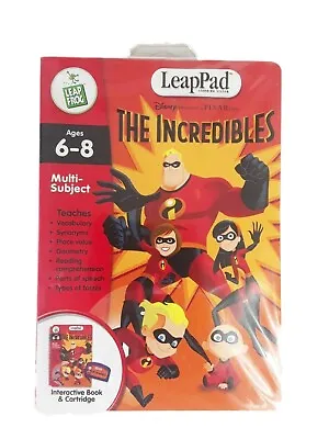 Leappad Disney - The Incredibles - INTERACTIVE BOOK & CARTRIDGE • £5.99