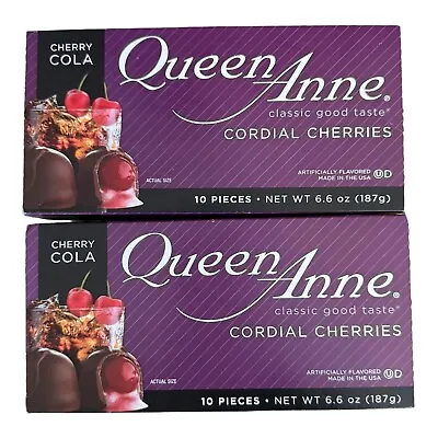 2 X Queen Anne CHERRY COLA Cordial Cherries 10Pcs • $11.99