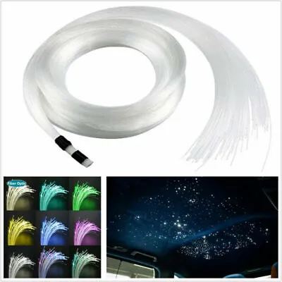 For Car Star Ceiling 100Pcs 3M Light Engine 0.75mm Fiber Optic Cable End Glow • $17.73