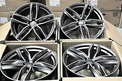 22x9 Wheels Fit Audi Q7 Quattro 2004-2015 VW Touareg 5x130 ET50 Rims 22  Set 4 • $1148