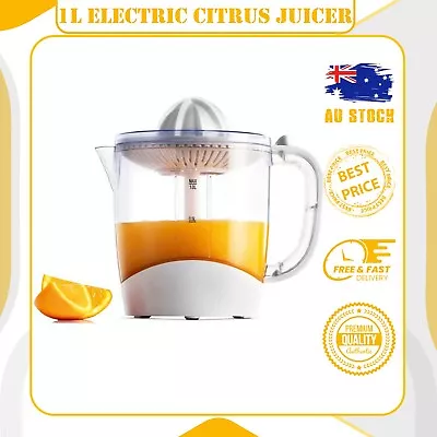 1L Electric Automatic Citrus Juicer Fruit Press Orange Juice Lemonade New AU • $18.49