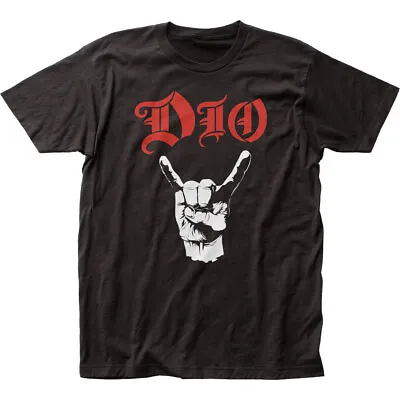 DIO Devil Horns T Shirt Mens Licensed Rock N Roll Music Band Retro Tee New Black • $24.99