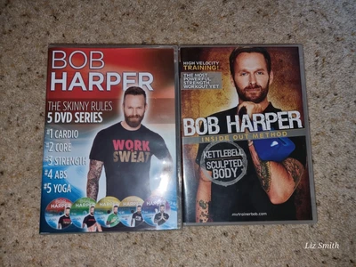 £9.99 • Buy Bob Harper Skinny Rules DVD PLUS Kettlebells DVD