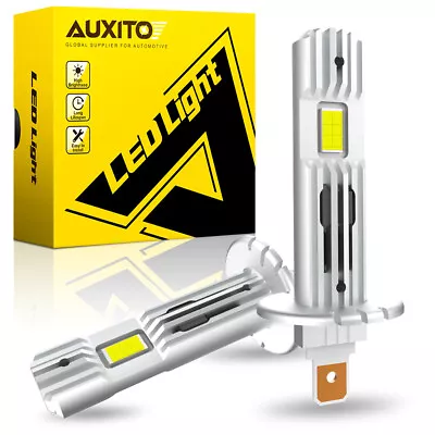 No ERRORS AUXITO H1 Headlight High Low Beam LED Bulbs High Quality 6500K WHITE • $42.02