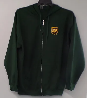 UPS Parcel Employee Full Zip Hooded Sweatshirt S-4XL LT-4XLT Hoodie New • $33.99