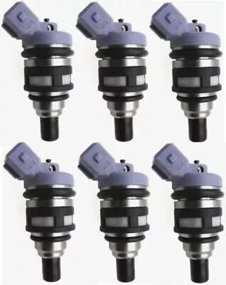 $352.30 • Buy 6 Fuel Injectors For NISSAN Z32 300ZX 89-94 VG30DETT 370cc 375cc FAIRLADY Z -Pin