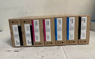 LOT OF 7 EPSON GENUINE T6941T6942T6943T6943 INK CARTRIDGE 700ml  BRAND NEW • $999.99