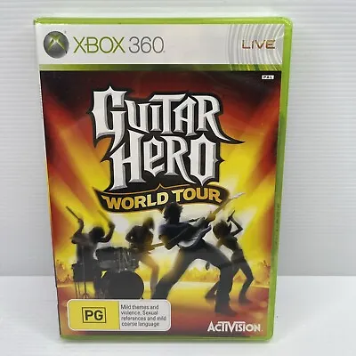 NEW & Sealed !!  Guitar Hero World Tour Xbox 360 Game - PAL - Free Post • $40