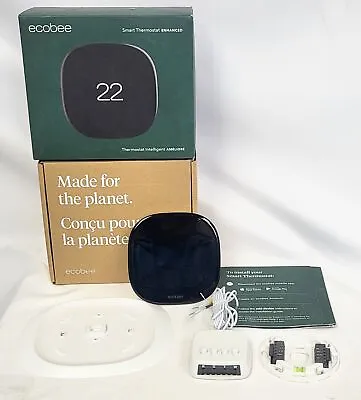 ECOBEE EB-STATE6LC-01 Enhanced Wi-Fi-Compatible Smart Thermostat BLACK • $105