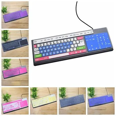 Computer Keyboard Cover For Desktop PC Protective Film Keypad Protector Skin • $6.63