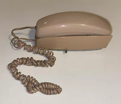 WESTERN ELECTRIC Trimline Push Button Touch Wall Mount Telephone Light Brown • $14.50