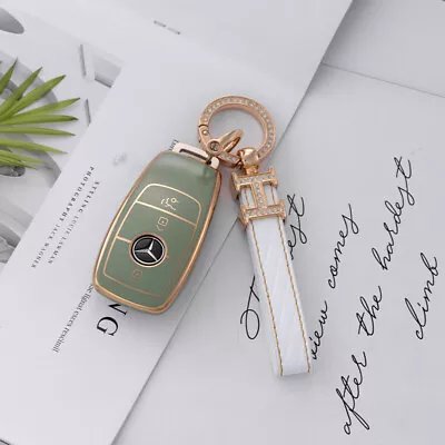 Deluxe Smart Car Key Case Cover Fob Keychain Keyring For Mercedes-Benz E S Class • $9.99