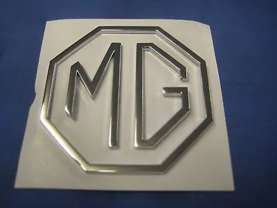 MG 3 PIECE OCTAGON BOOT BADGE MGA MGB MGC MIDGET MAGNETTE & FIXINGS EB148 Metal • £19.95