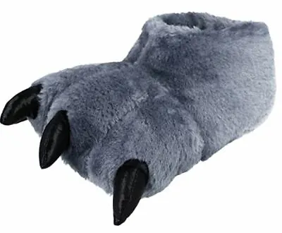 Mens Unisex Monster Feet Bear Paw Novelty Slippers Funny Comedy Claw 3D Plush • £14.99