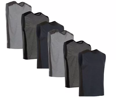 Men's Active Athletic Dry-Fit Tank Tops (6-Pack) • $29.99