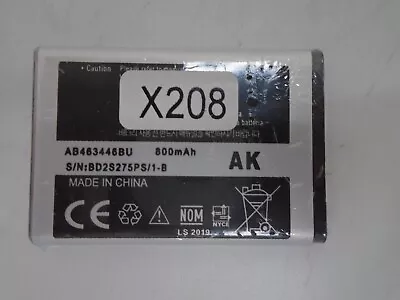 Samsung  Battery For Samsung C3300K X208/SG4-5150(678) • £4.99