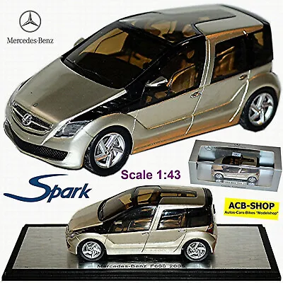 Mercedes-Benz F 600 Hygenius Concept Vehicle 2005 Champagne Metallic 1:43 • $45.39