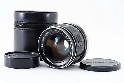 MINOLTA 35mm F2.8 MC W.ROKKOR HG Wide Angle Lens From JAPAN [Near Mint] #30004 • $99.99