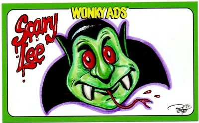 2022 Wacky Packages Wonky Ads Color Sketch Card By Artist Darrin Pepe New! • $50