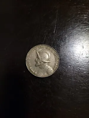 1966 VN- CVARTO-DE-BALBOA REPVBLICA-DE-PANAMA  Word Coin • $20