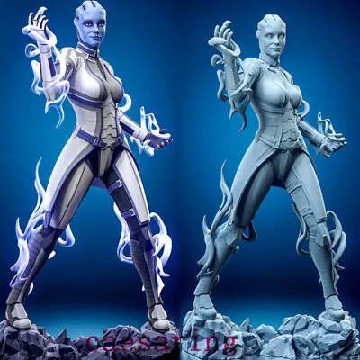 Liara Remake Mass Effect 3D Printing Figure Unpainted Model GK Blank Kit Stock • $57