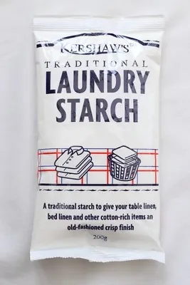 Kershaws Laundry Starch 200g - Gives Linen A Crisp Finish • £5.78