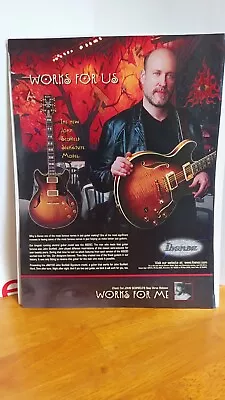 John Scofield Album Promo Works For Me Ibanez Guitar Ad Print Ad 11 X 8.5  C1 • $6.95