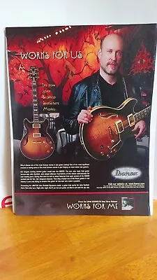 John Scofield Ibanez Guitar Ad Print Ad 11 X 8.5  00801 • $6.95