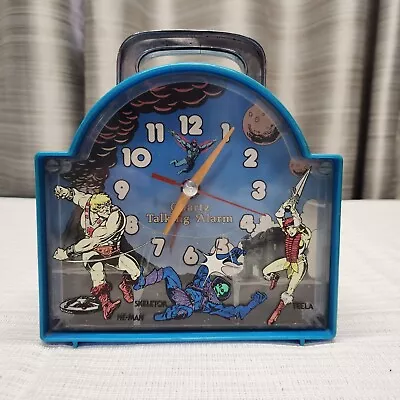 He-man MOTU Masters Of The Universe Talking Clock Vintage Working • $99