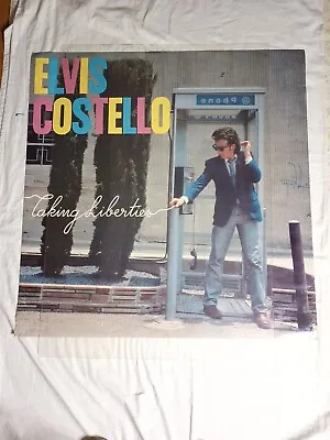 Elvis Costello Taking Liberties 1980 Original PROMO POSTER Rare 36x36 Vintage  • $165