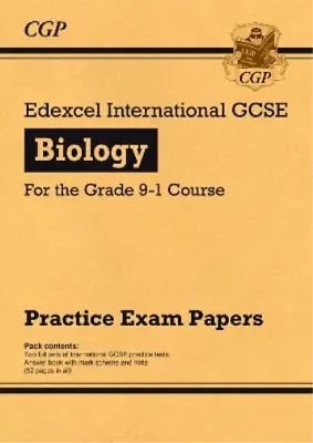 CGP Books Edexcel International GCSE Biology Practice Papers (Paperback) • £9.26