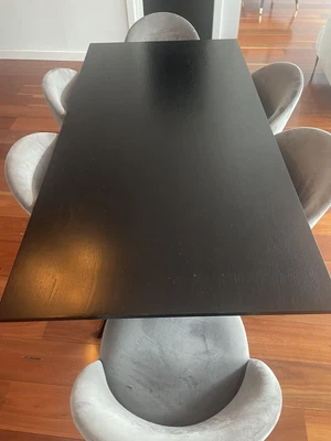 $50 • Buy Temple And Webster Dining Table + 6 Chairs