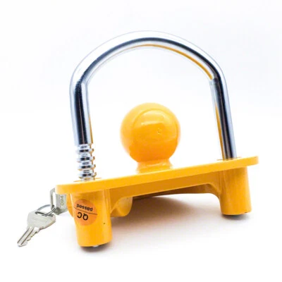 $19.98 • Buy Trailer Parts Hitch Lock Coupling Universal Tow Ball Caravan Camping Anti Theft