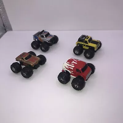 VERY NICE Vintage 1987 Micro Machines VAN Road Champs Mini MONSTER TRUCK LOT (4) • $16.99