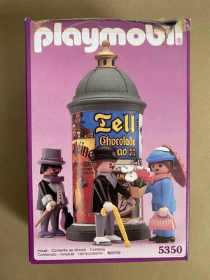 £80 • Buy Playmobil 5350 - Rare Victorian Advertising Kiosk, 1990. Boxed And Complete