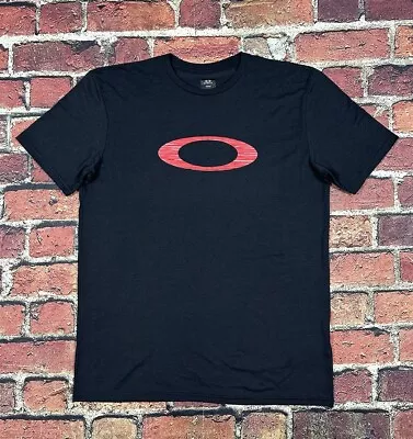 Oakley Hydrolix Regular Fit Logo Graphic Black T-Shirt Men’s XXL • $14.99