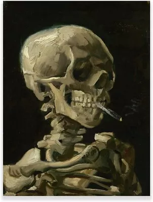 Van Gogh - Skeleton Smoking 24 X 36 Poster • $12.95