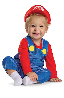 Super Mario Brothers Mario Posh Infant Costume • $28.48