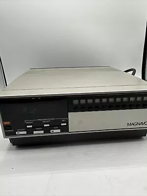 Magnavox Tuner VR8367BK01 Matches Video Recorder VR8356BK01 Vintage 1982 • $14.90