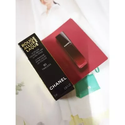 Chanel Rouge Allure Laque - 80 TIMELESS - 2mL MINI LIQUID LIPSTICK NEW Colour • $30