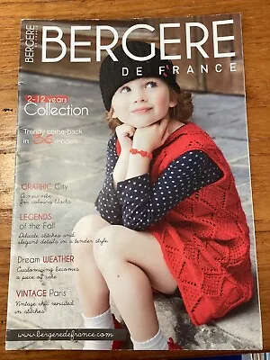 £3 • Buy Bergere De France Knitting Pattern Magazine ~ No. 168 ~ 2 - 12 Years Collection