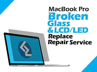 MacBook Pro Unibody A1297 17  Broken Cracked Glass Replacement Repair Service • $89.95