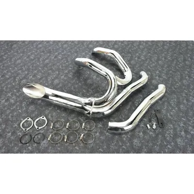 V-Twin Manufacturing Chrome 2 Into 1 Exhaust Pipe Headers - 30-0768 • $477.86