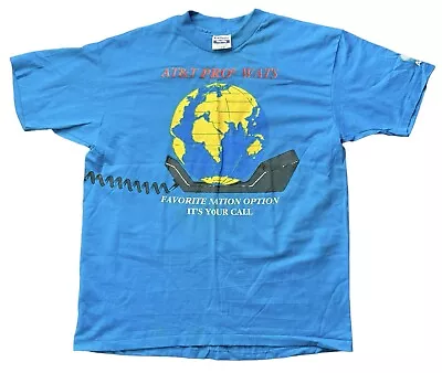 Vintage Rare AT&T Tech T-shirt Men’s XL Blue Single Stitch • $17.50