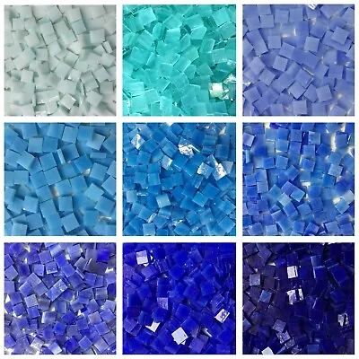 Square Stained Glass Supplies Mosaic Art Particles Crafts Pieces Tiffany Glass • $4.50