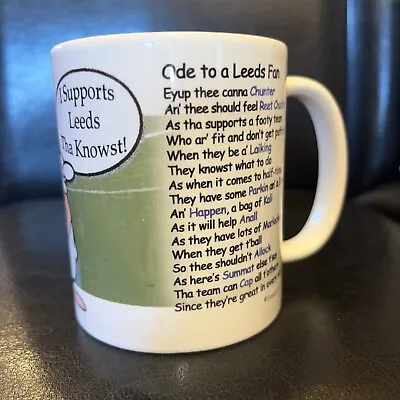 Leeds Fan Novelty Mug Yorkshire Dialect Gift Funny • £7.99
