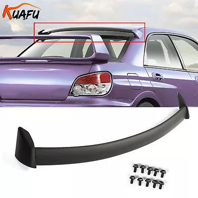 New Black STI Style Rear Window Roof Spoiler Wing For 02-07 Subaru Impreza WRX • $46.99